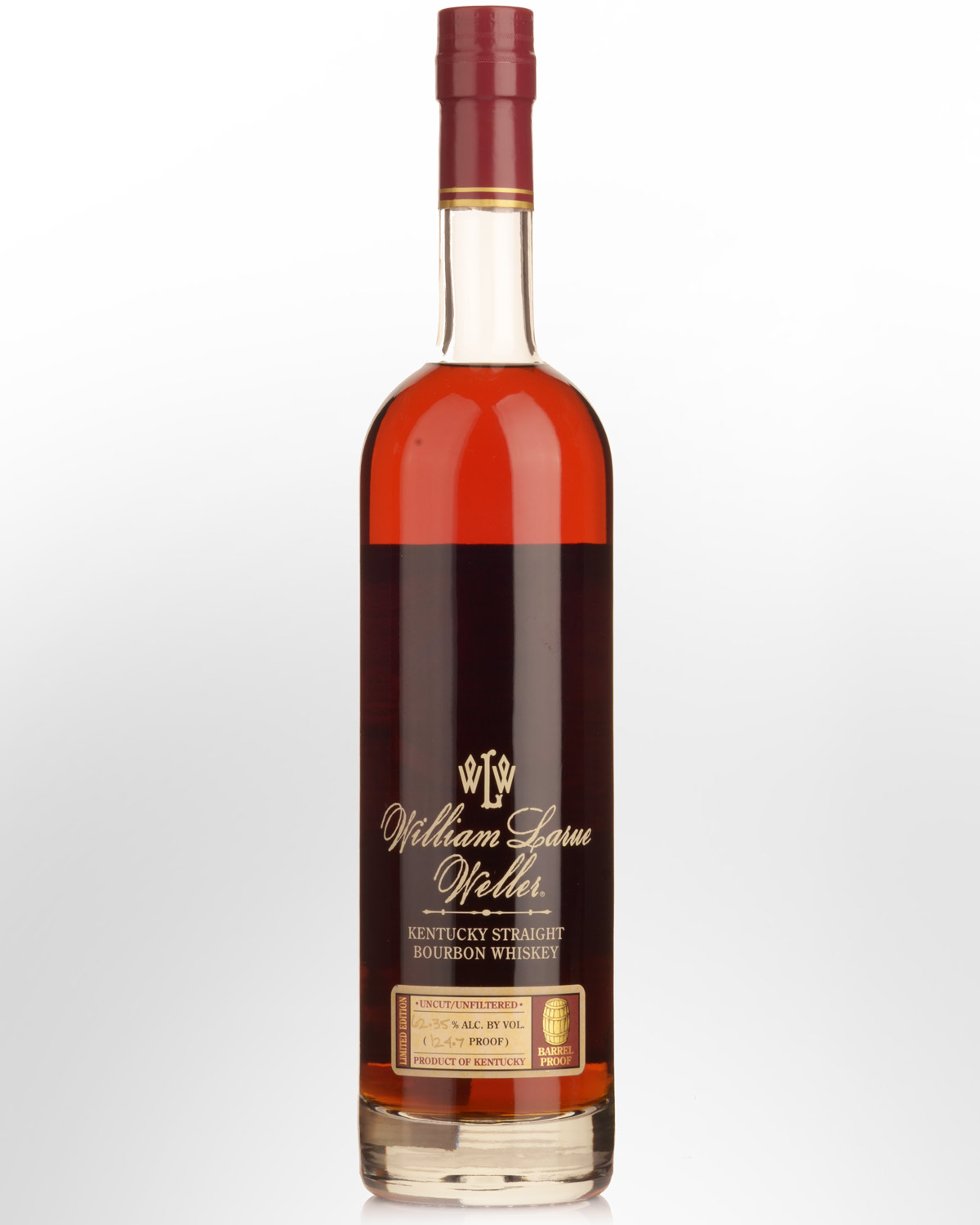 William Larue Weller Barrel Proof 2022 Release 124.7 Proof (62.35