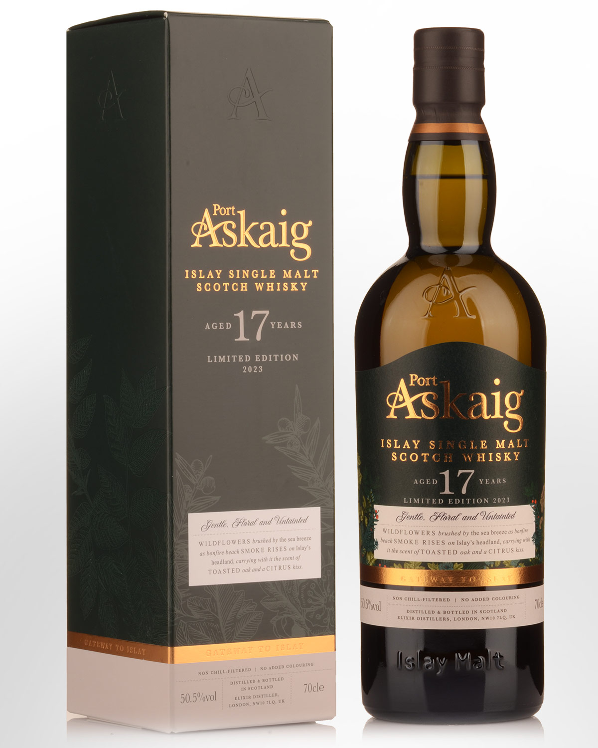 Port Askaig 17 Year Old Cask Strength Single Malt Scotch Whisky (700ml)