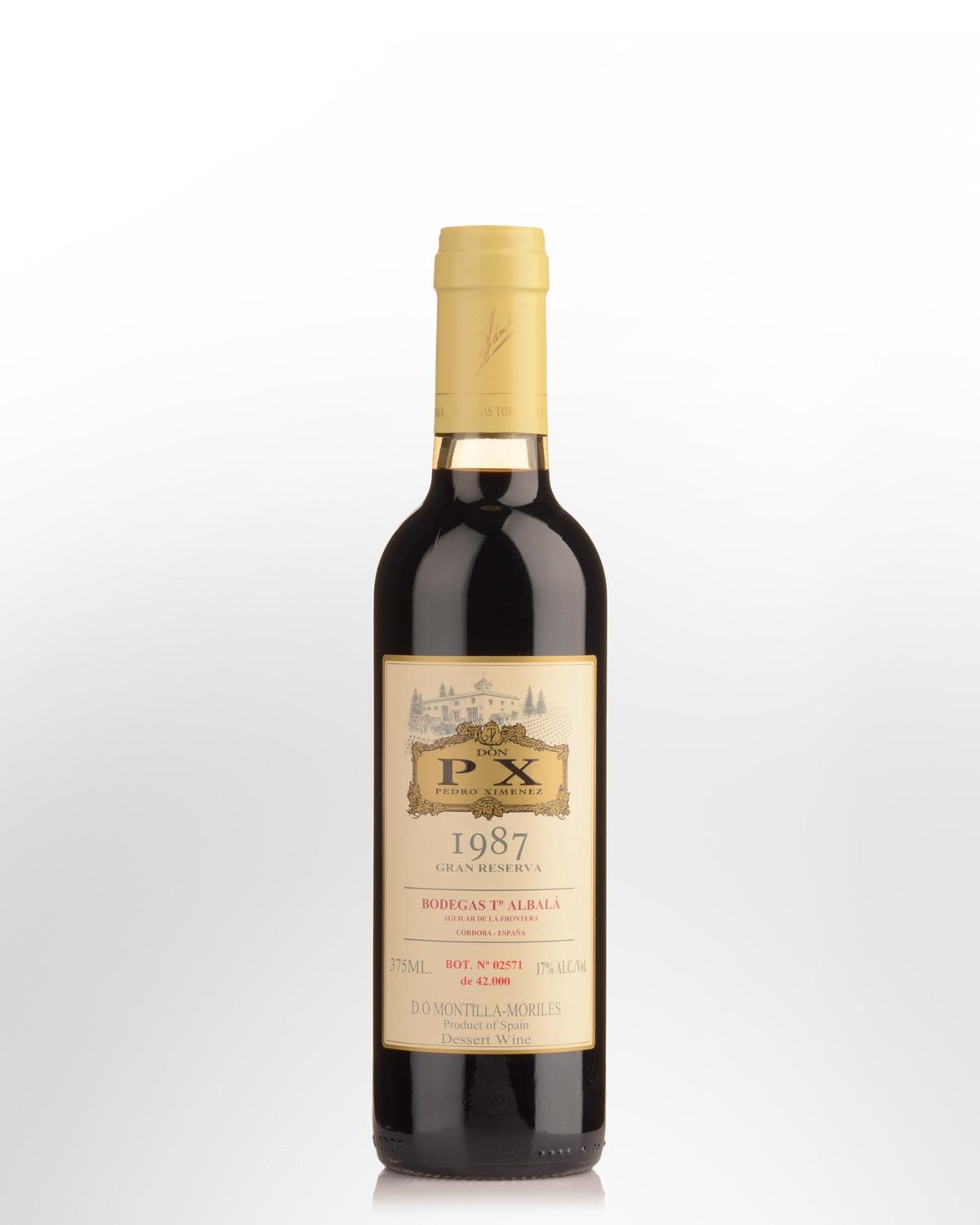 Ximenez Albala Bodegas Gran Nicks Wine Toro Merchants Pedro Don (375ml) Reserva | 1987