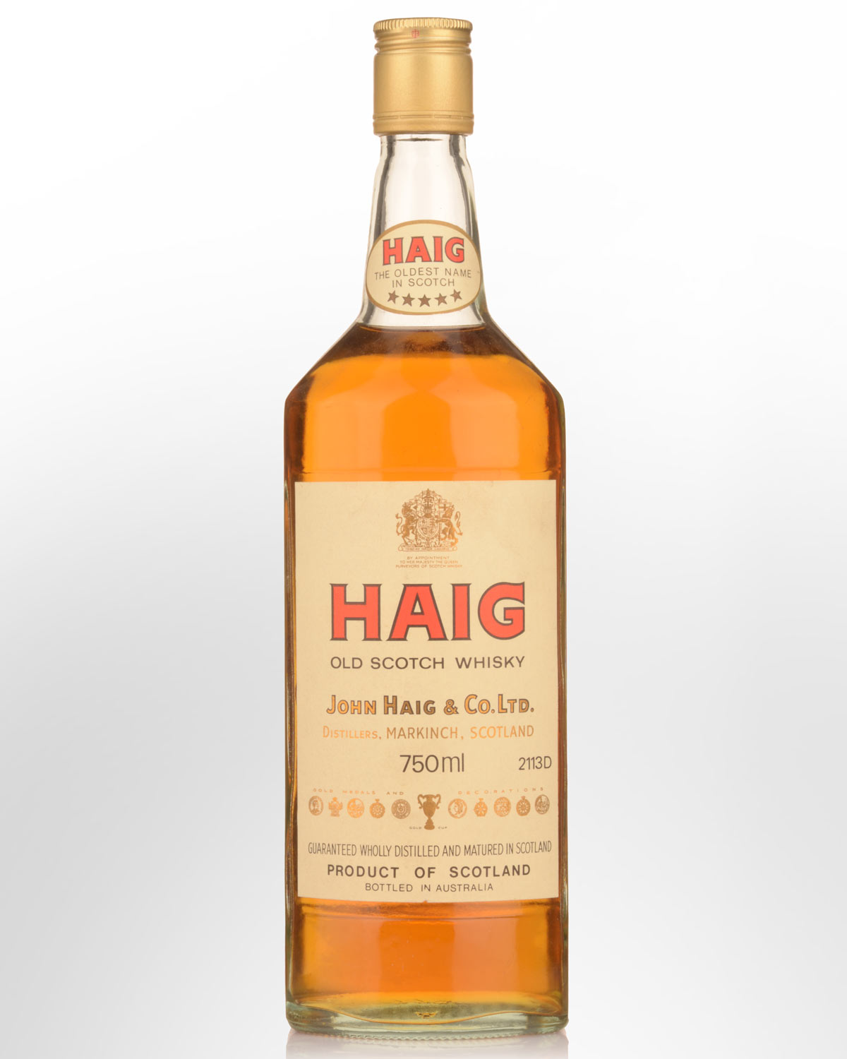Haig Blended Scotch Whisky (750ml) - 1980s Bottling