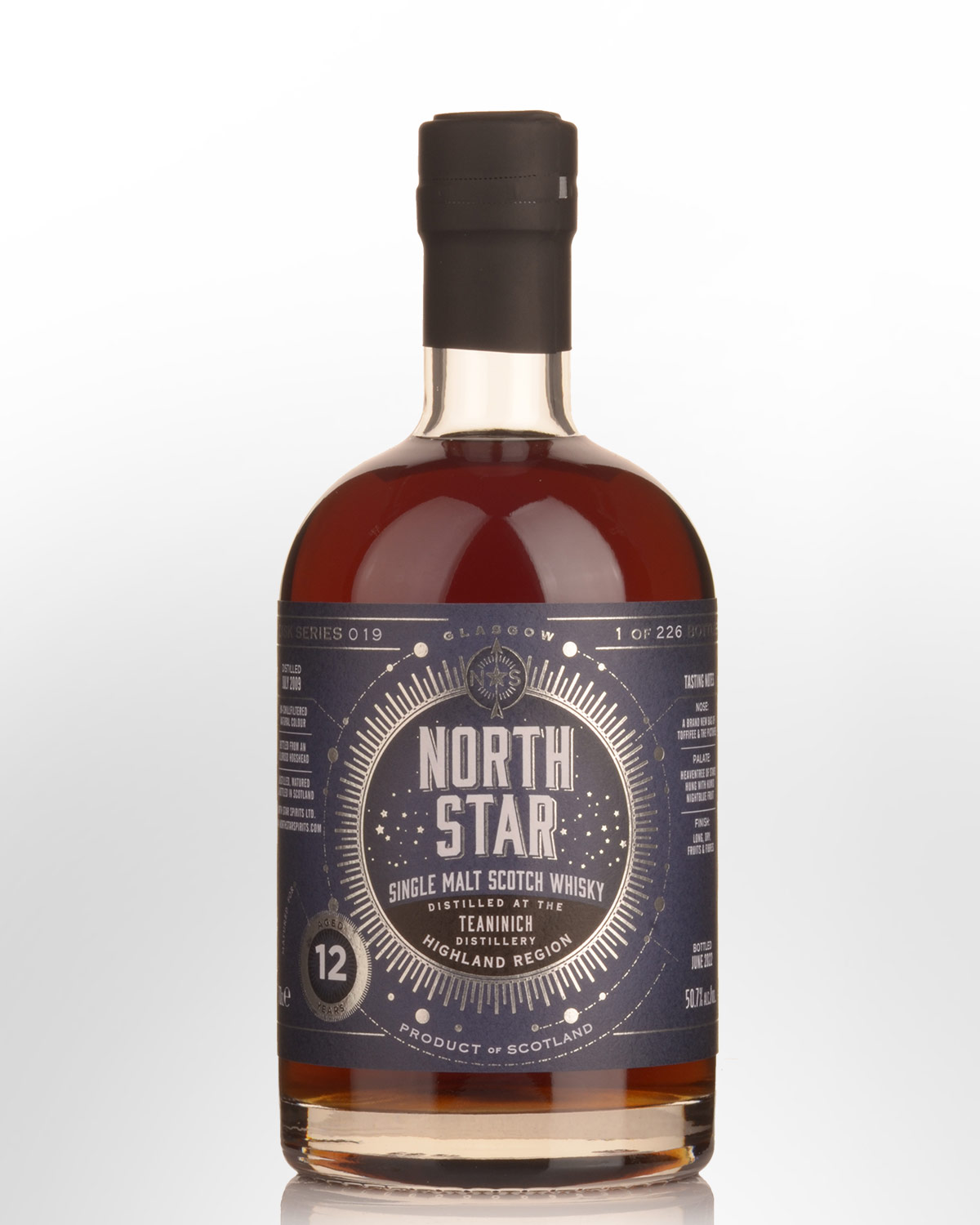 2009 North Star Teaninich 12 Year Old Single Malt Scotch Whisky (700ml ...