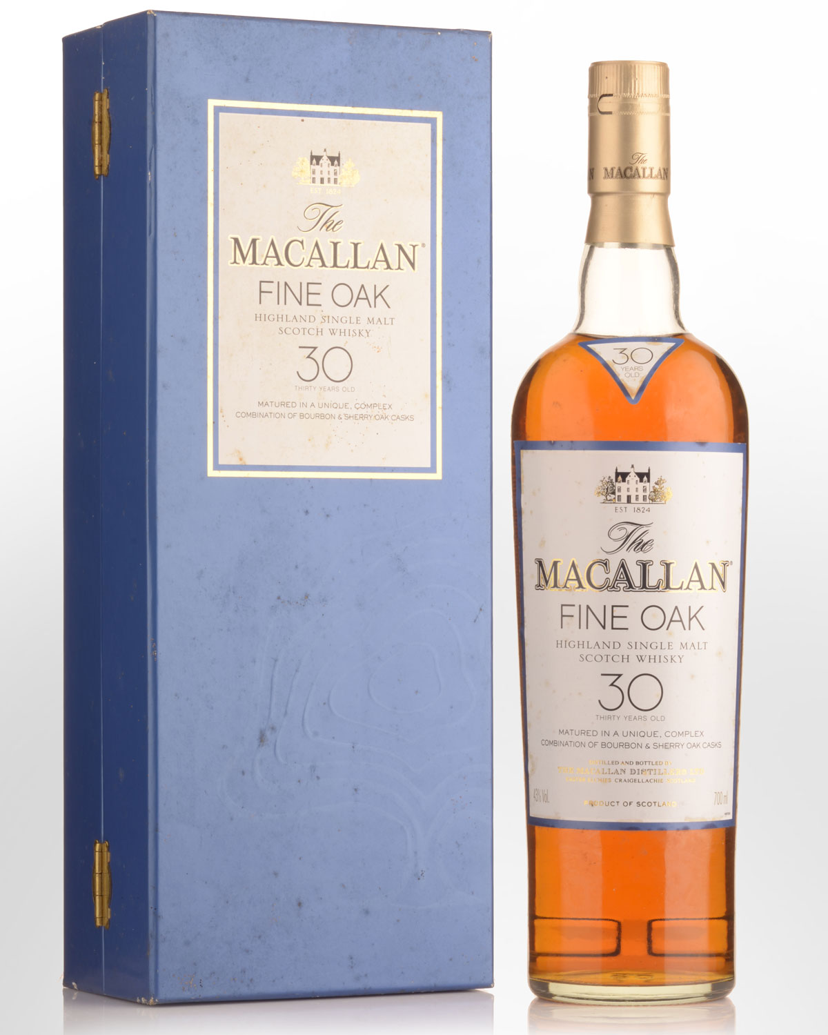 The Macallan Fine Oak 30 Year Old Single Malt Scotch Whisky (700ml) - Old Bottling