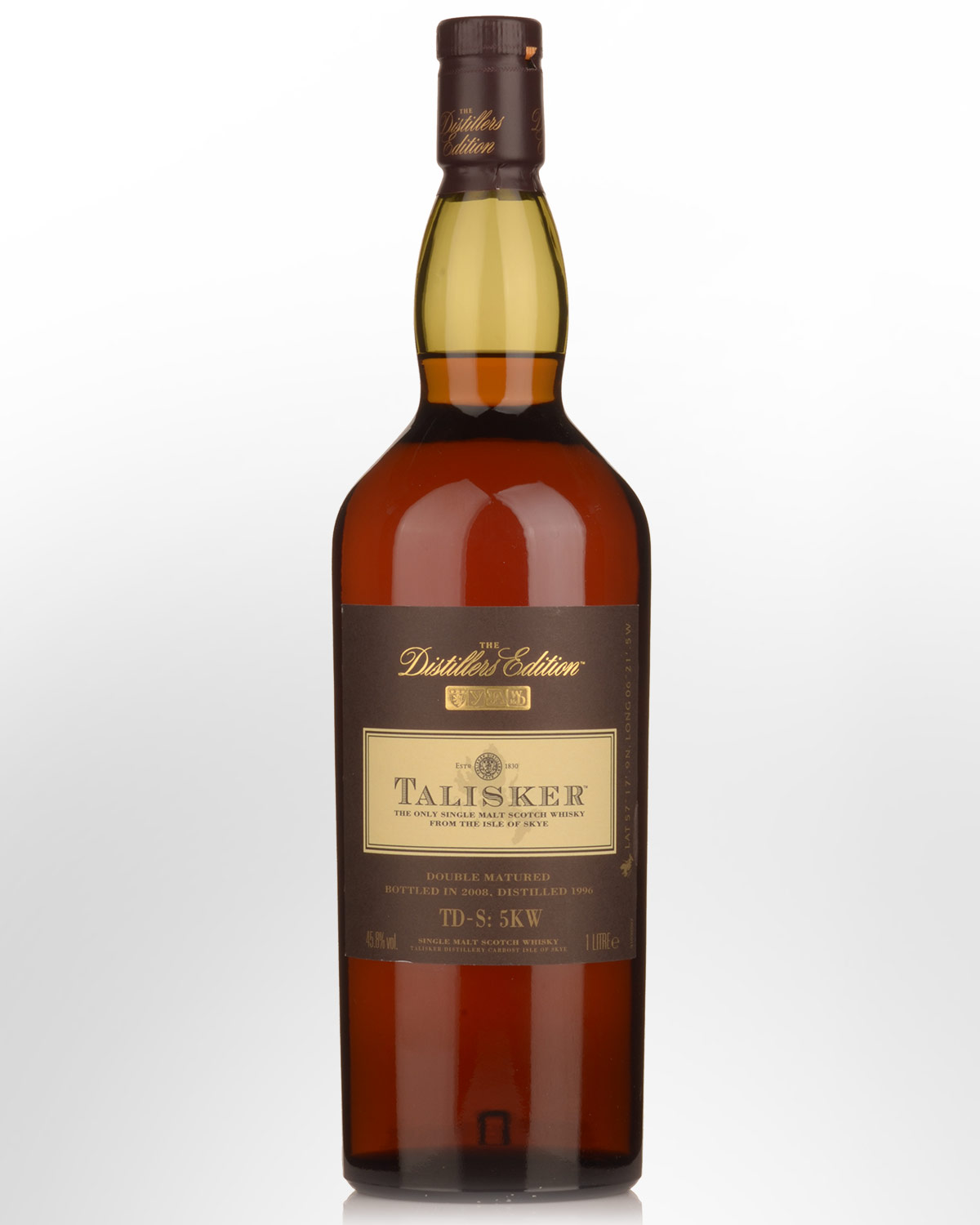 1996 Talisker Distillers Edition Double Matured Single Malt Scotch Whisky (1000ml)