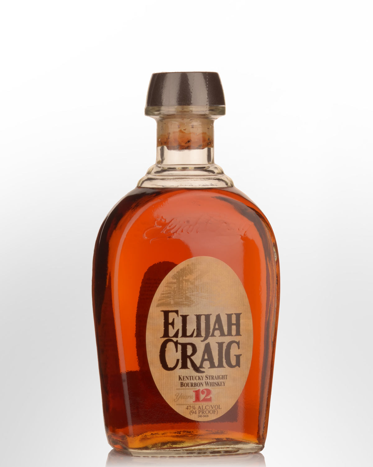 Elijah Craig 12 Year Old Bourbon Whiskey (750ml)