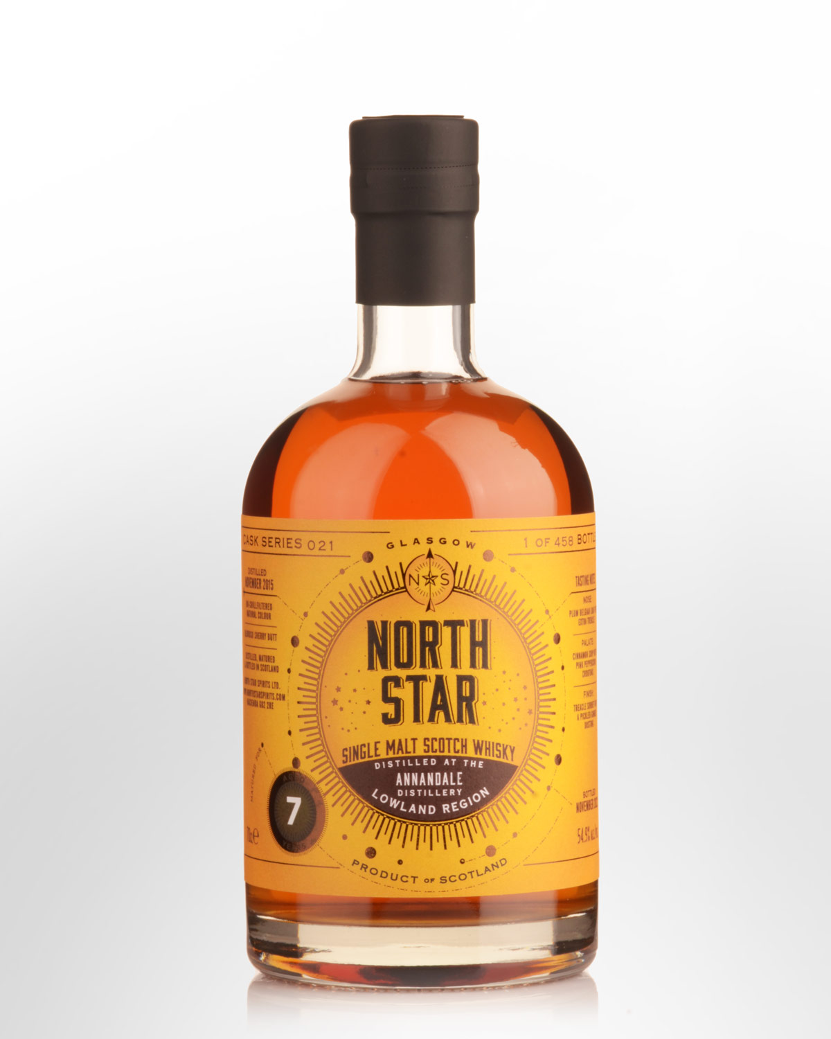 2015 North Star Annandale 7 Year Old Cask Strength Single Malt Scotch ...