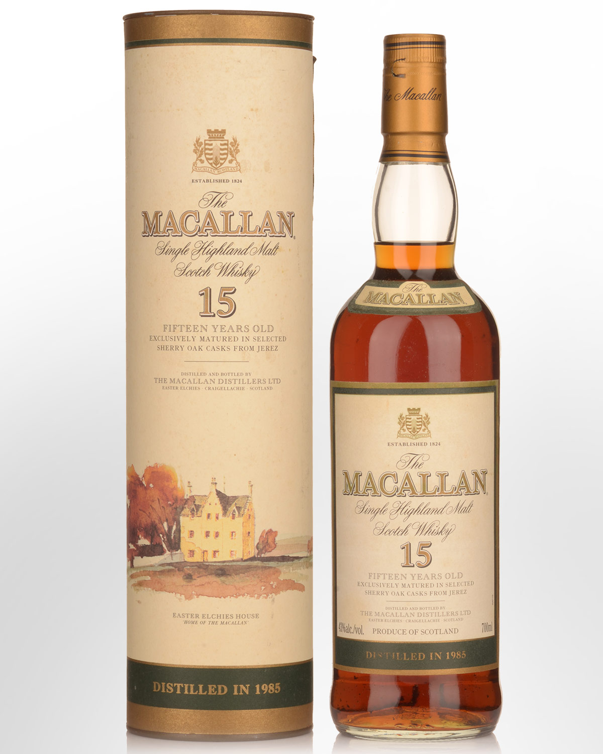 1985 The Macallan 15 Year Old Single Malt Scotch Whisky (700ml)
