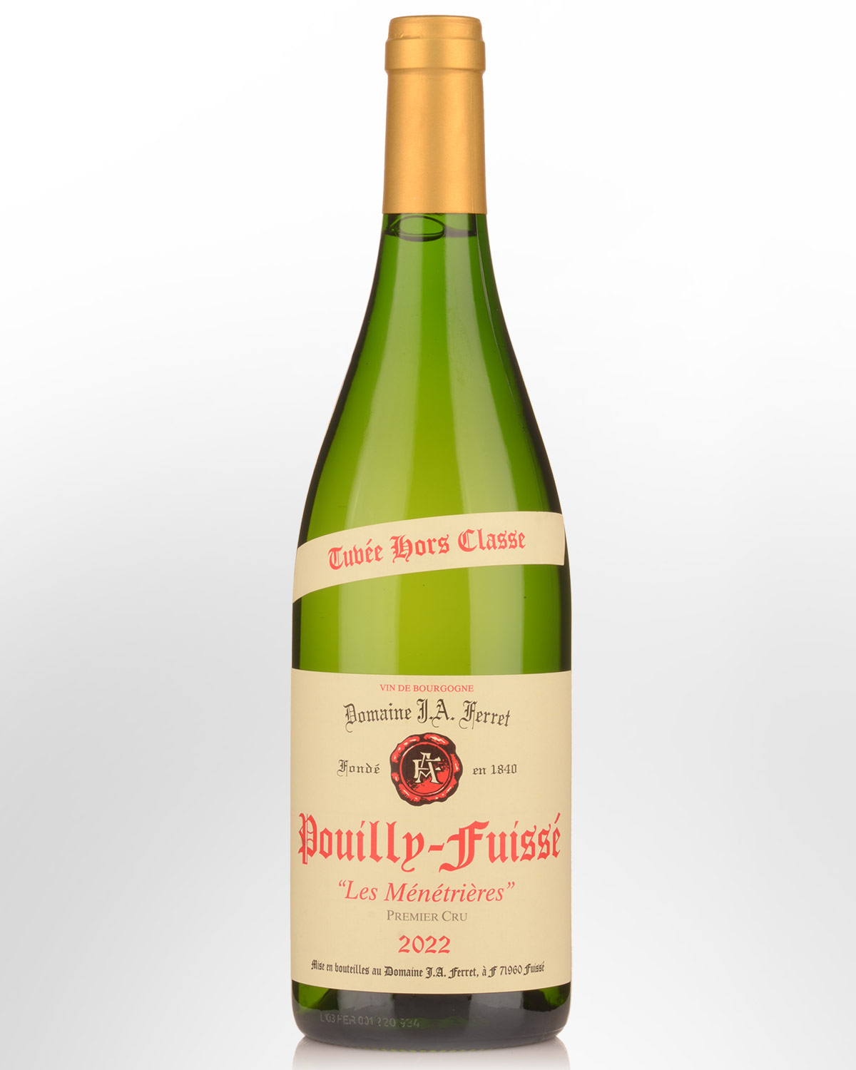 2022 Domaine J. A. Ferret Pouilly Fuisse Les Menetrieres Cuvee Hors-Classe Premier Cru