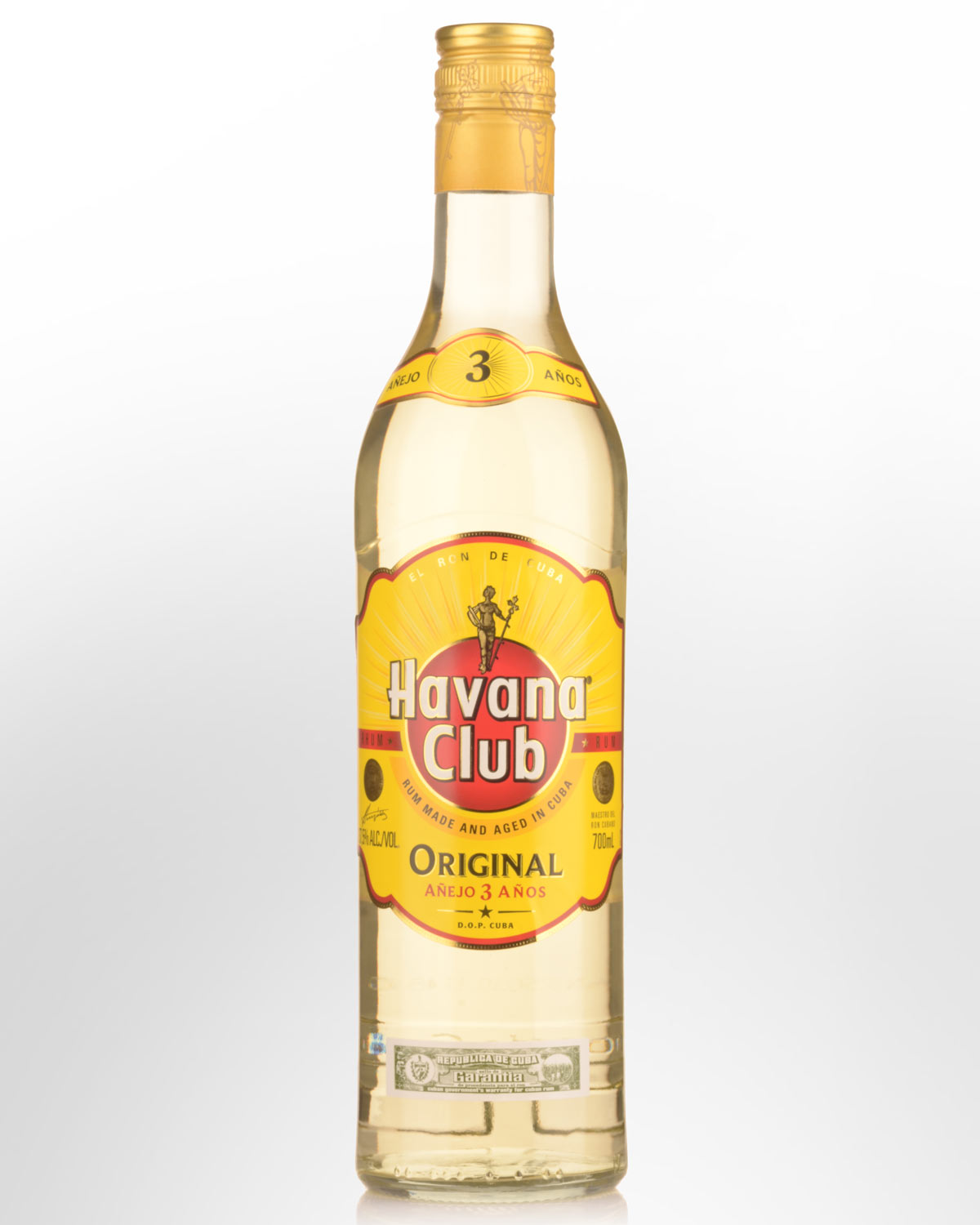 Havana Club 3 Year Old Anejo Blanco (White) Rum (700ml)